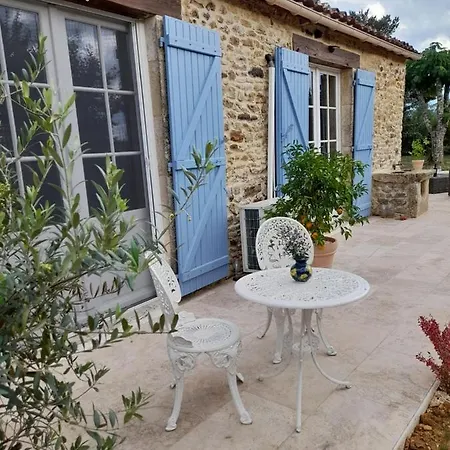 La Petite Maison Bleue Avec Piscine Loubejac