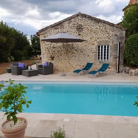 La Petite Maison Bleue Avec Piscine * Loubejac