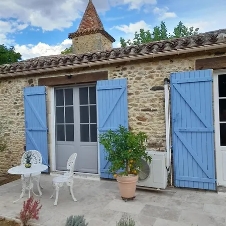 別荘 La Petite Maison Bleue Avec Piscine *